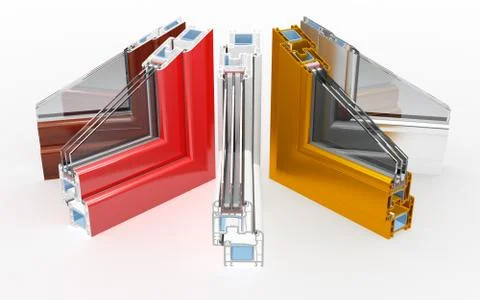 Windows section Ilustración de archivo