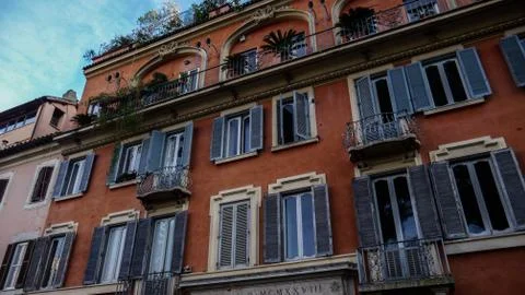 Windows with shutters Stock Photos