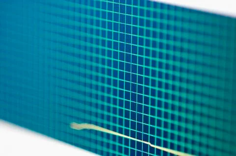 Windows task manager graph on a computer screen Stock Photos