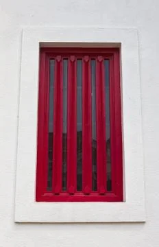 Windows of the temple. Stock Photos