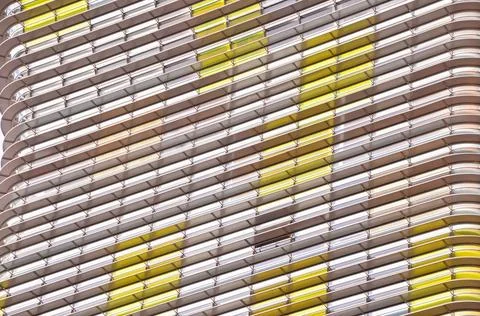 Windows Texture Building City View Picture of Windows Texture Building Cop... Fotos de archivo