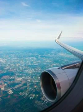 Windows view Stock Photos