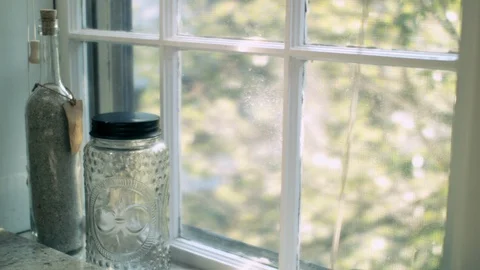 Windowsill Decoration Stock Footage 116670527