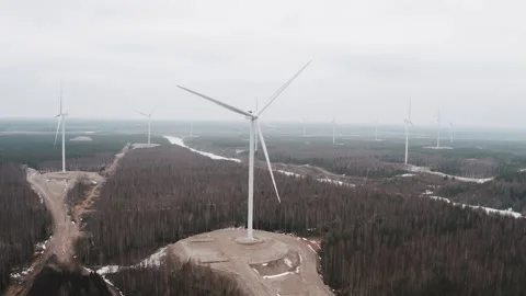 Windpark Stock Footage 300722230