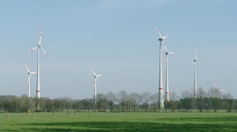 Windpower - long shot 動画素材 35509402