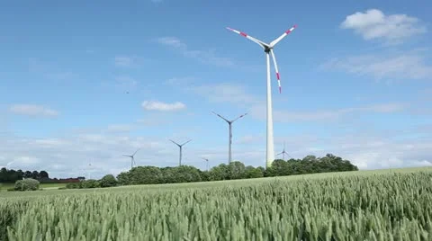 Windpower sequence Stock Footage 11145841