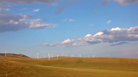 Windpower. Wind turbines Video stock 41498209