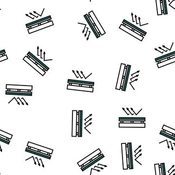Windproof layer vector seamless pattern Stockillustratie