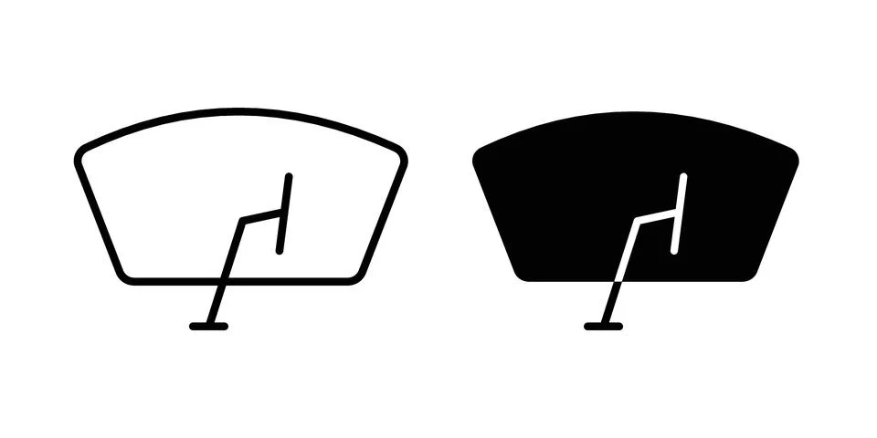 Windscreen icon set, collection of vector icons Stock Illustration