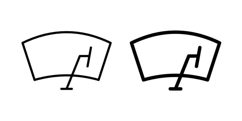 Windscreen icon vector design. EPS10 Stock Illustration