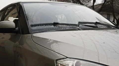 Windscreen windshield wipers in motion 스톡 동영상 58180213