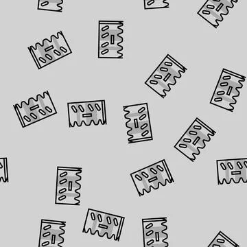 Windscreens for stoves titanium vector seamless pattern イラスト素材