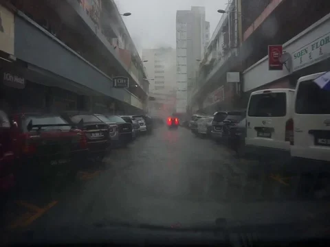 Windshield blurred Video stock 121653522