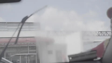 Windshield cleaning Stock Footage 63825119