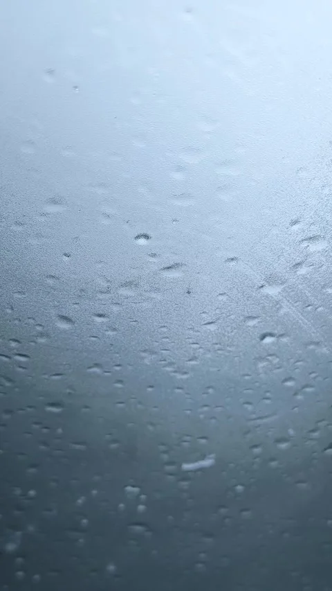 Windshield covered in ice crystals and snowflakes The Concept of cold weather Stock Footage 340125484