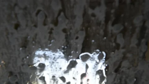 The windshield during automated car wash Video stock 138160918