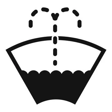 Windshield liquid icon simple vector. Car service Ilustración de archivo