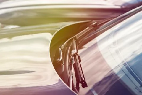 Windshield sunray Stock Photos