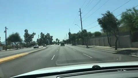 Windshield Viper, Scottsdale, Arizona, USA - 25 Jun 2018 Vídeo Stock 205249157