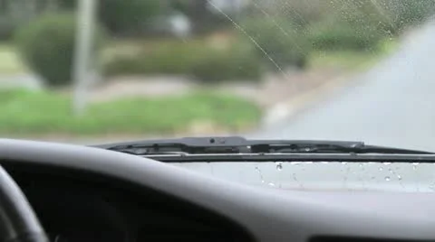 Windshield washer Video stock 12476043