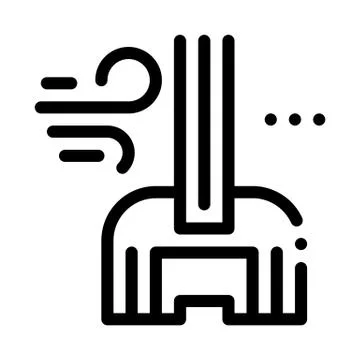 Windshield window glass icon vector outline illustration 스톡 일러스트