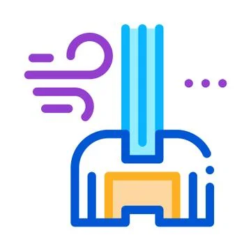 Windshield window glass icon vector outline illustration 스톡 일러스트