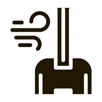 Windshield window glass icon Vector Glyph Illustration 스톡 일러스트