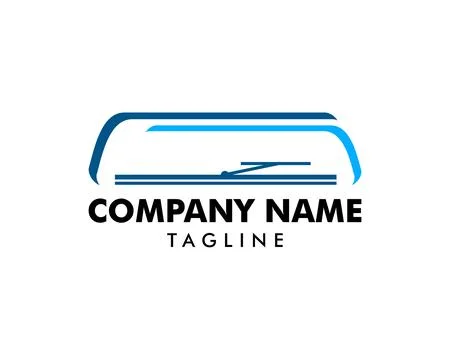Windshield Wiper Car Logo Icon Design Stock Illustration