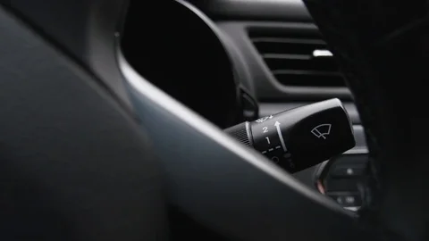The Windshield Wiper Switch Stock Footage 85020584