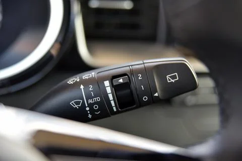 Windshield wiper switch Stock Photos