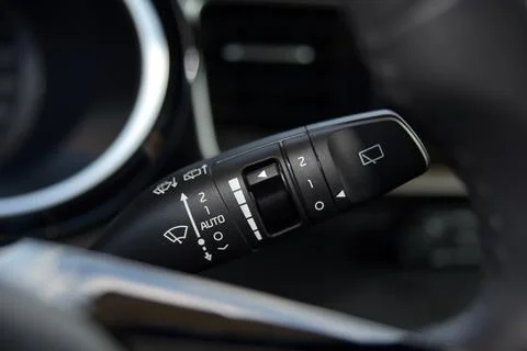 Windshield wiper switch Foto stock