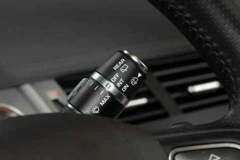 Windshield wiper switch Stock Photos