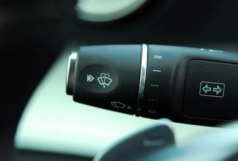 Windshield wiper switch Foto stock