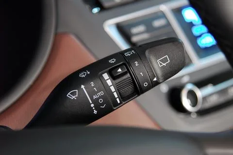 Windshield wiper switch Stock Photos