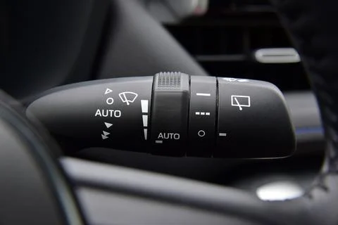 Windshield wiper switch Stock Photos