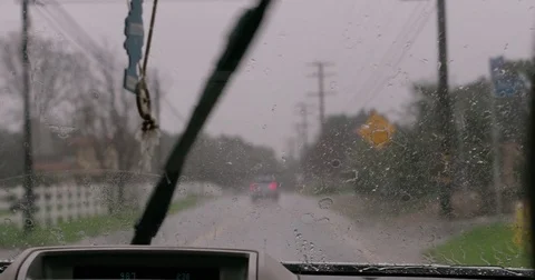 Windshield Wipers During Storm 動画素材 79429469