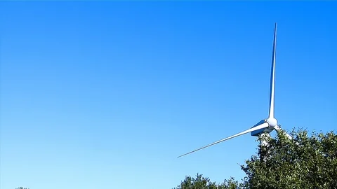 WINDSMILLS BLUE DAY Stock Footage 90183907
