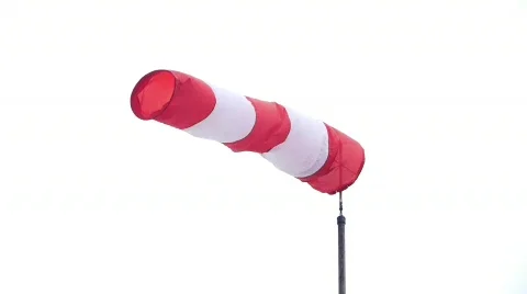 Windsock Airport 2 Stock Footage 742996