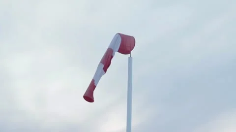 Windsock and wind Stock Footage 20478730