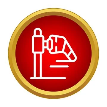 Windsock indicating wind direction and speed icon Stock Illustration