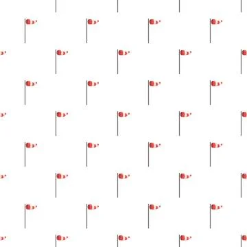 Windsock pattern indicating wind direction and weather Stock Illustration
