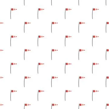 Windsock pattern indicating wind direction for aviation Stock Illustration