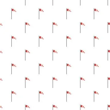 Windsock pattern indicating wind direction seamless background Illustrazione stock