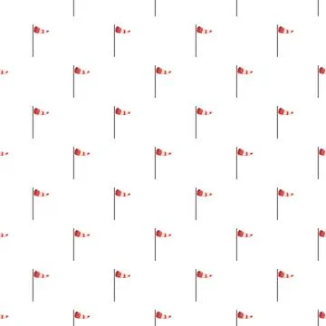 Windsock pattern indicating wind direction and speed Illustrazione stock