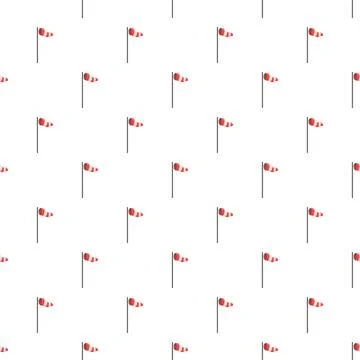 Windsock pattern showing wind direction and speed Stock Illustration