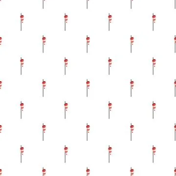 Windsock pattern showing wind direction on white background Stock Illustration
