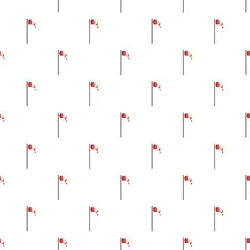 Windsock pattern showing wind direction vector seamless Illustrazione stock