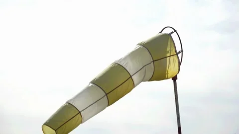 Windsock in the wind Stock Footage 140270954