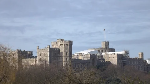 Windsor Castle from the east medium close 動画素材 87503746
