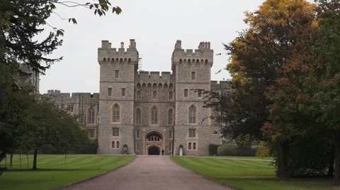 Windsor Castle Entrance Video stock 68596045